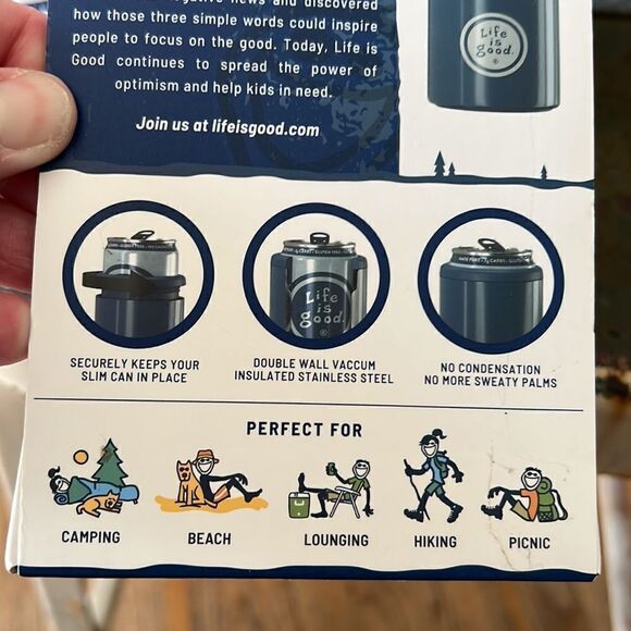 Life Is Good Slim Can Coolers(each sold individually) - Picture 8 of 8